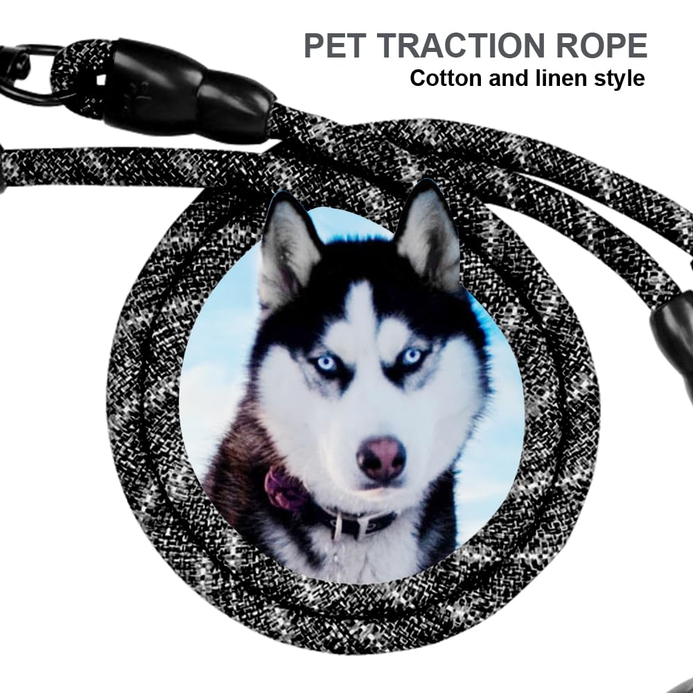4 Dog Leash, Reflective Heavy Duty Four Way Dog Leash, Suitable For All Types Of Dogs, Multiple Dog Leash, 360 Swivel Tangle Fre