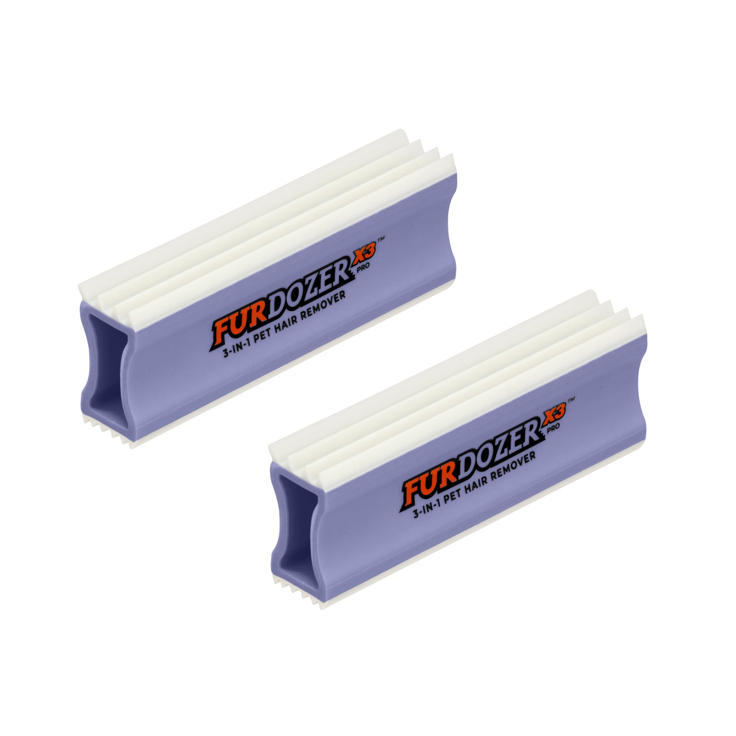 Furdozer X3 Pro Pet Hair Remover & Auto Detailing Tool - Cat & Dog Hair Remover For Carpet, Cars, Couch, Bedding, & Furniture - 