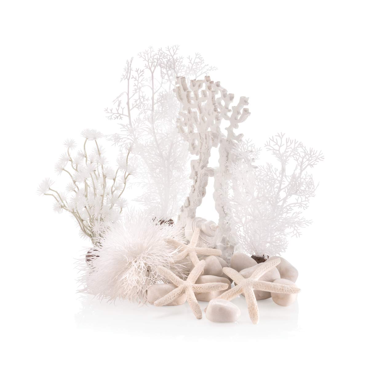 biOrb Winter Dream D  cor Set, White Snow Themed Collection of Fish Friendly Aquarium Decorations