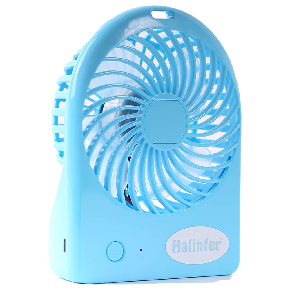 halinfer Portable Mini Fan for Cat Backpack Carrier, USB Rechargeable Battery Included Speed-Adjustable Fan for Pet Backpack