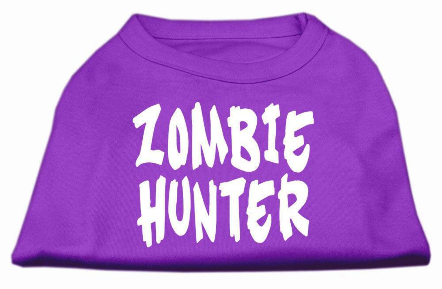 Mirage Pet Products 16-Inch Zombie Hunter Screen Print Shirt for Pets, X-Large, Black