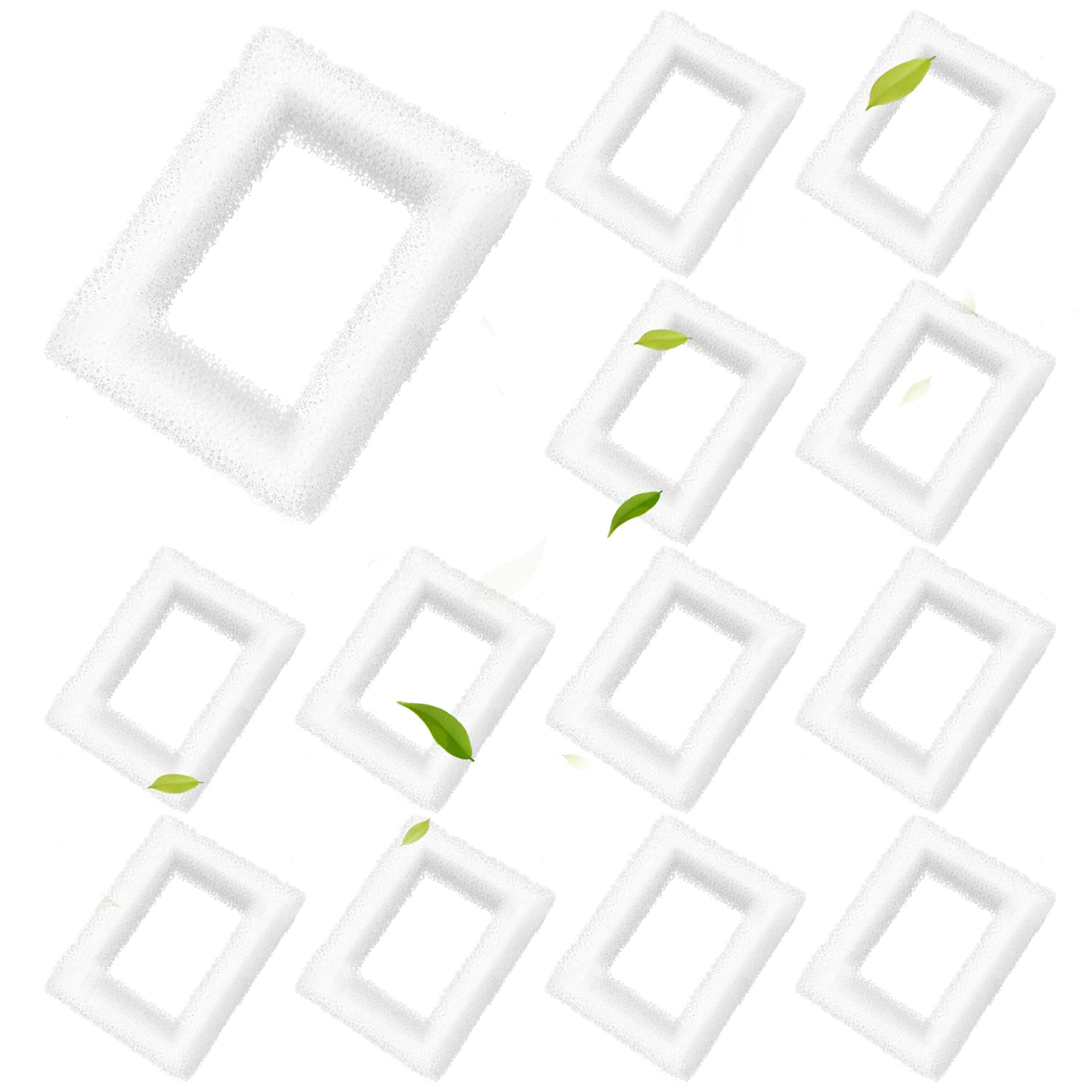 Sponge Foam Filter Replacement For Cup Cake Ceramic Pet Fountain And 2L/67Oz Round Stainless Steel Cat Water Fountain, Katlikatq