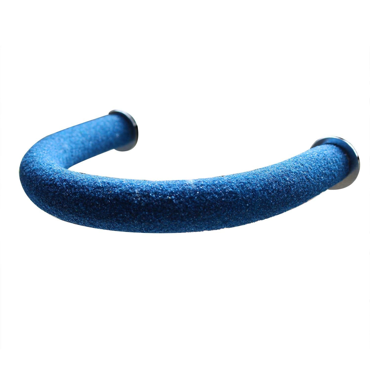 Rypet Parrot Perch Rough-Surfaced - Quartz Sands Bird Cage Perches For Small Parakeets Cockatiels, Conures, Macaws, Parrots, Love Birds, Finches Cages Toy, U Shape