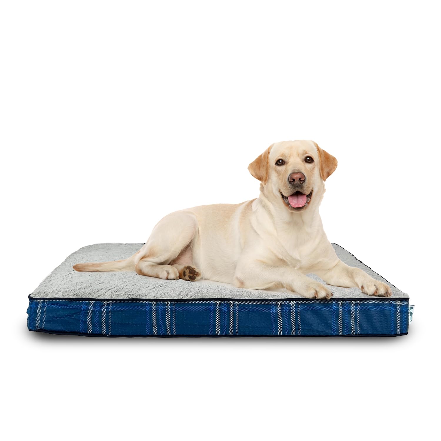Wolipet Orthopedic Dog Bed For Medium Dogs Dog Pillow Bed With Removable Washable Cover Egg Crate Foam Pet Bed Mat Plaid Pet Mat