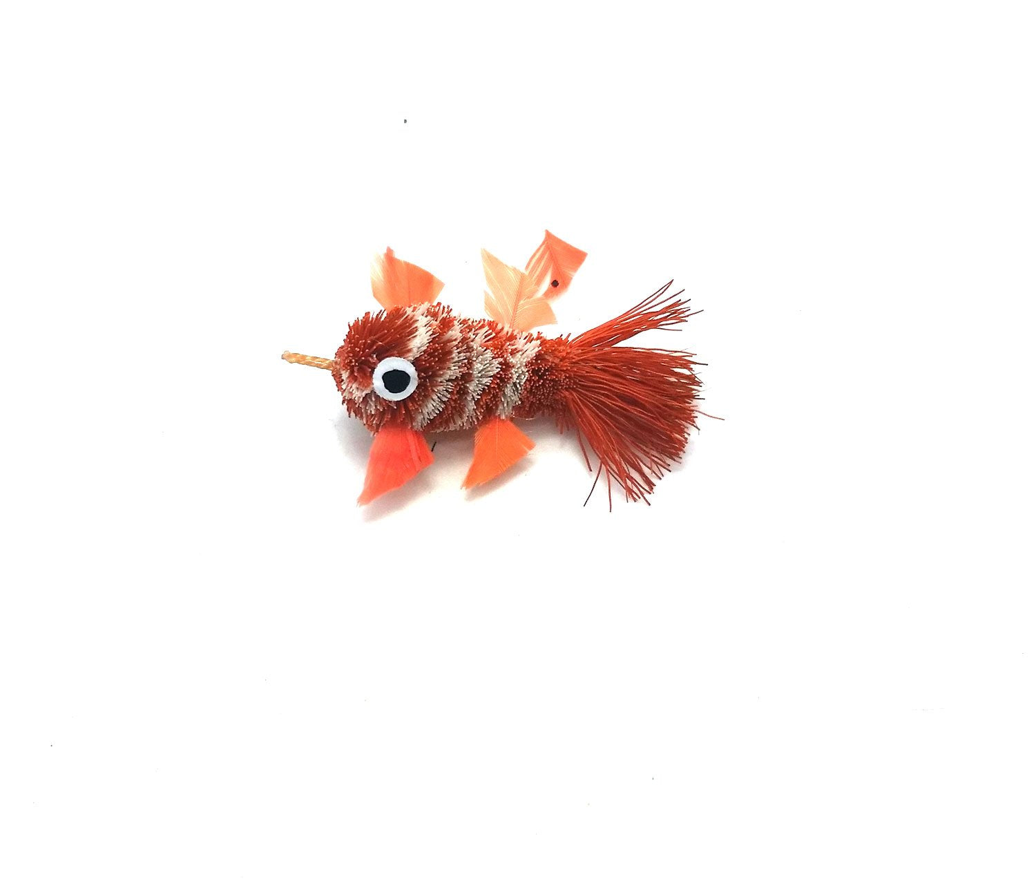 Katfly Teaser Wand Kit - 3 Mini Clownfish (Kit 1) Cat Toy Wand