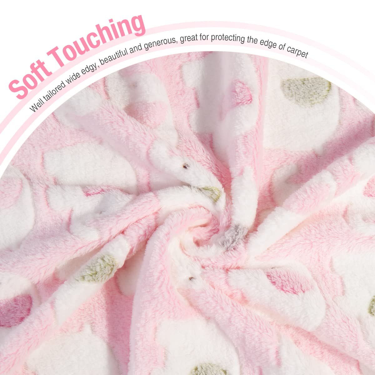 Pet Soft 1 Pack 3 Blankets Pet Blankets For Dogs - Fluffy Cats Dogs Blankets For Small Medium & Large Dogs, Cute Print Pet Throw Puppy Blankets Fleece (Elephant, 3L)