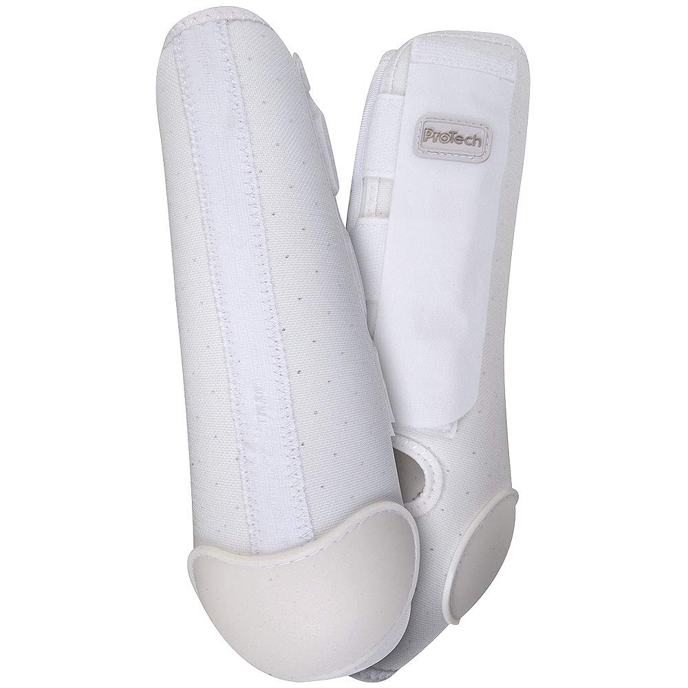 Classic Equine Pro Tech Boots Hind Medium White