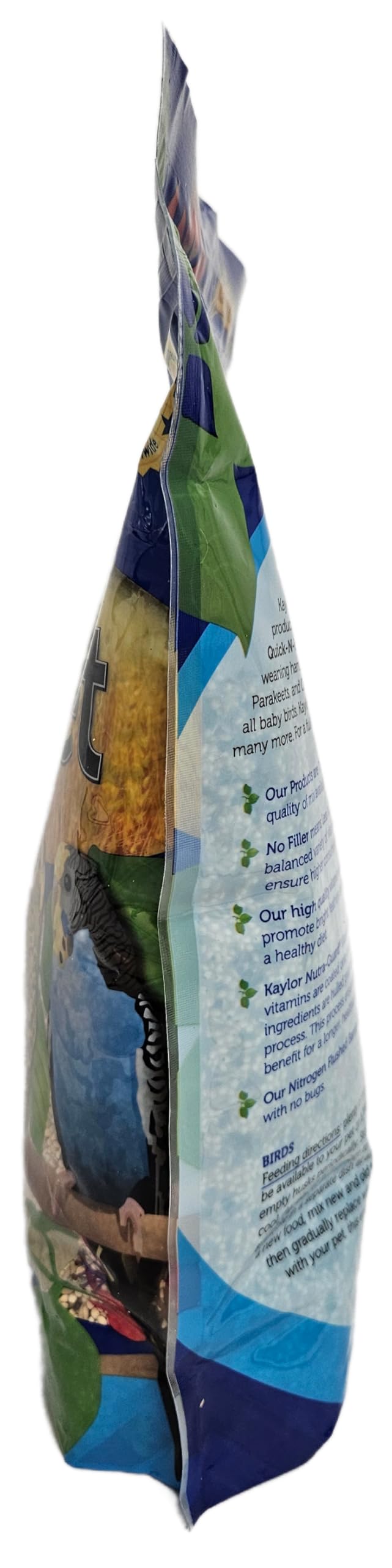 Sweet Harvest Parakeet Bird Food, 4 lbs Bag - Seed Mix for Parakeets Budgerigars Budgies