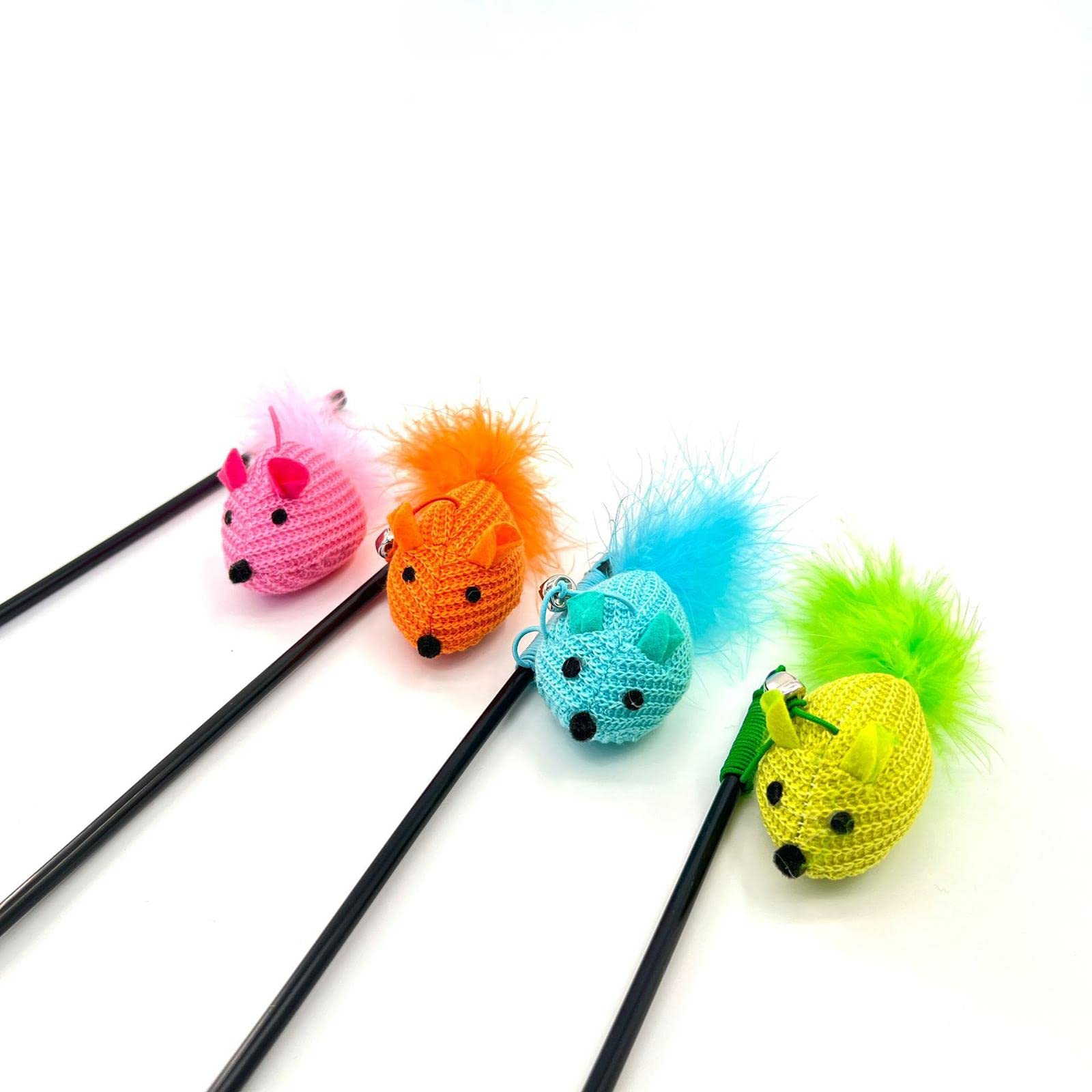 Calandis Cat Teaser Wand Toy Playing Dog Training Puppy Interactive Cat Toys Green | Toys | Cat Supplies