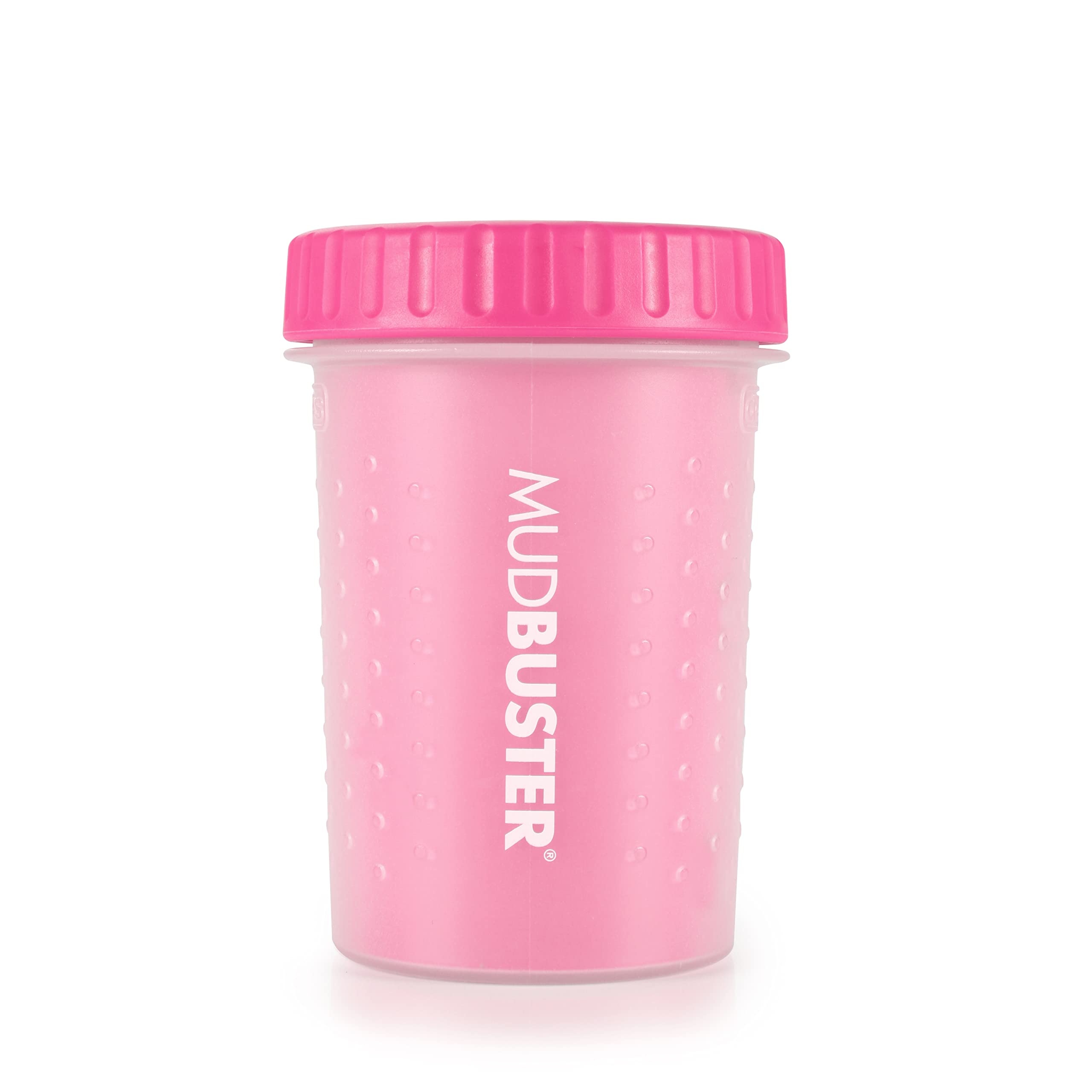 Dexas Mudbuster Portable Dog Paw Cleaner, Pink Medium Paw Cleaner For Dogs, Premium Quality Pet Supplies And Dog Accessories