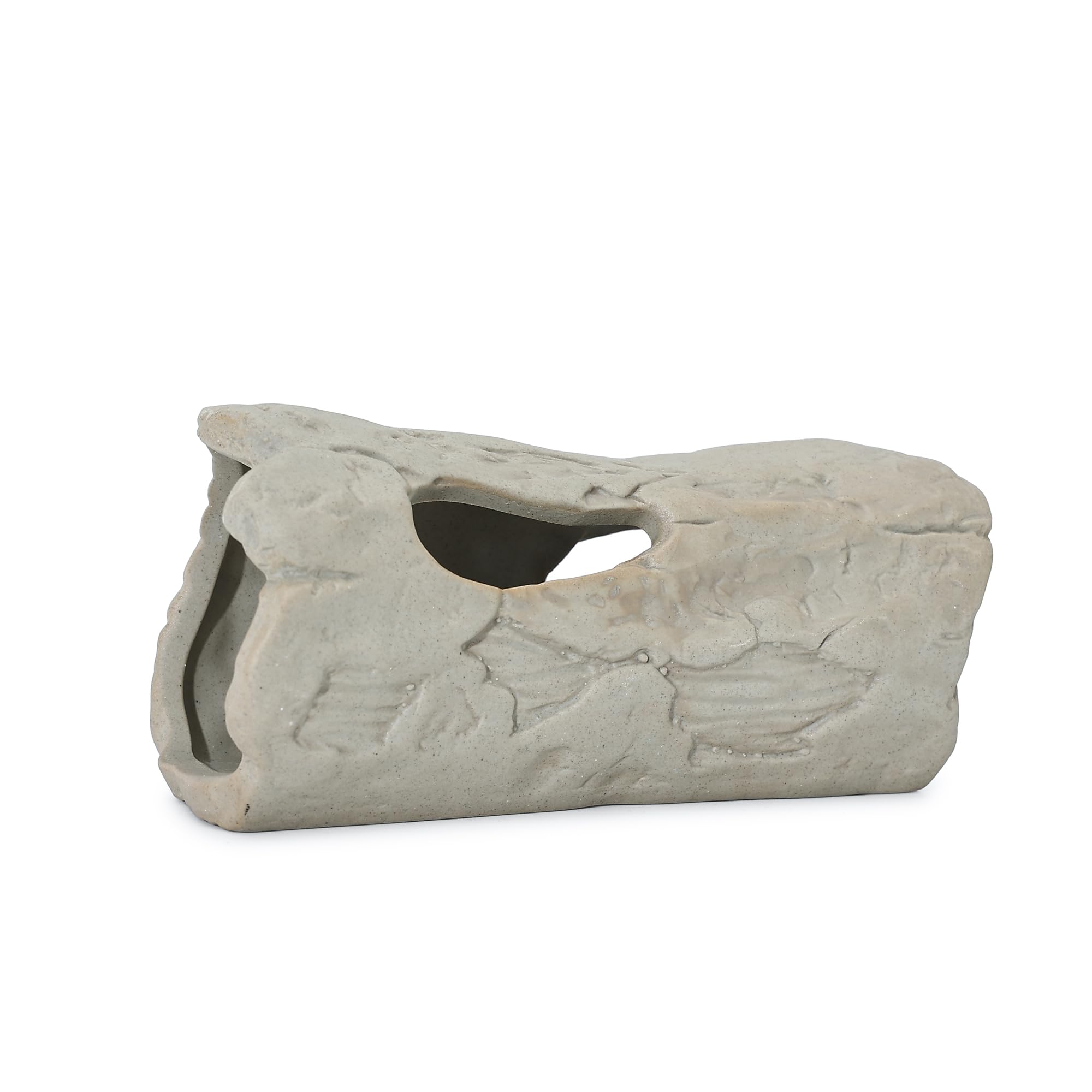Alegi Aquarium Rock Smooth Cave Decor For Shrimp Cichlid Hiding Breeding Betta Tunnel Decorations