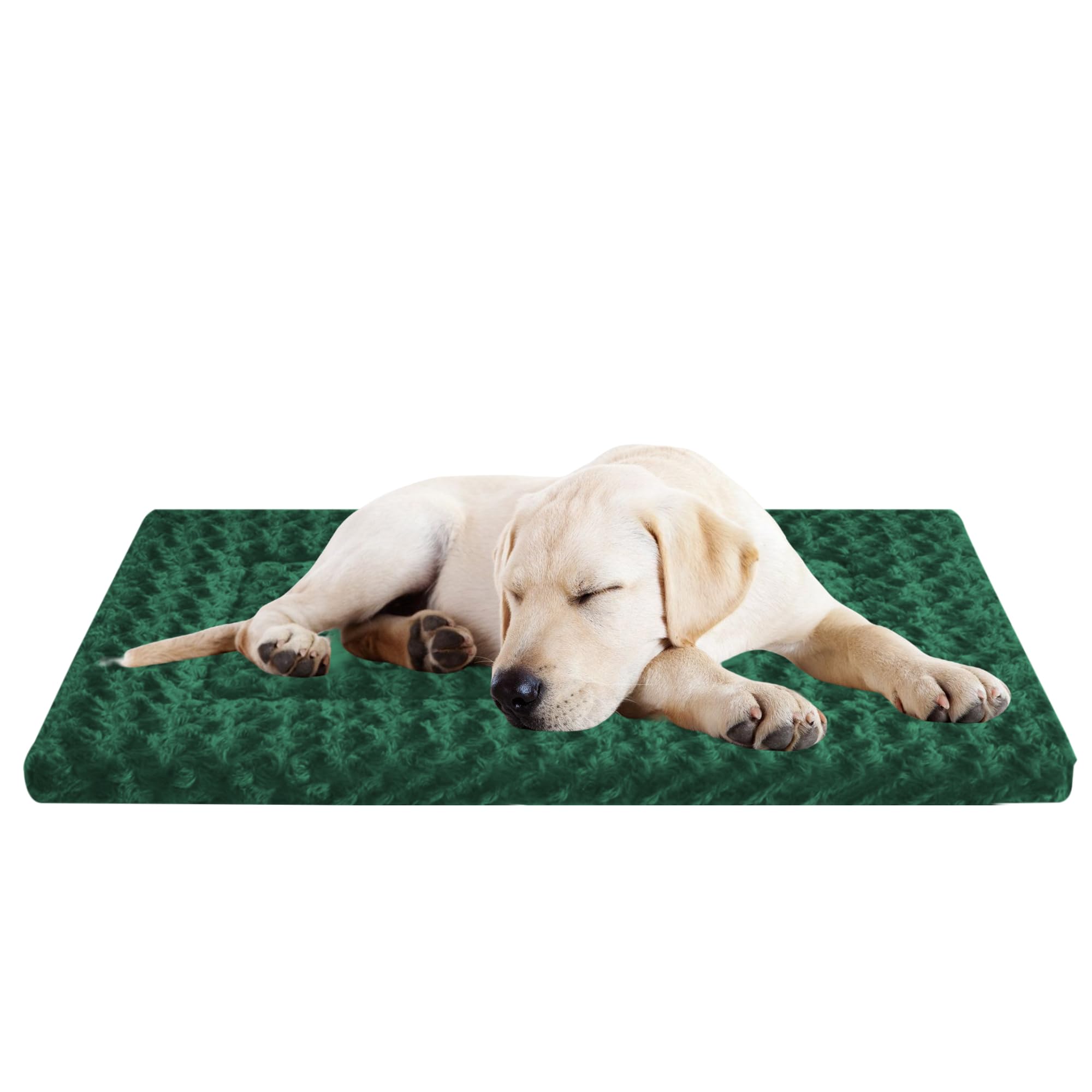 Dog Beds For Medium Dogs - Chew Proof, Plush Mats Designed For Crates & Kennels, Durable And Comfortable For Travel Or Home Use,