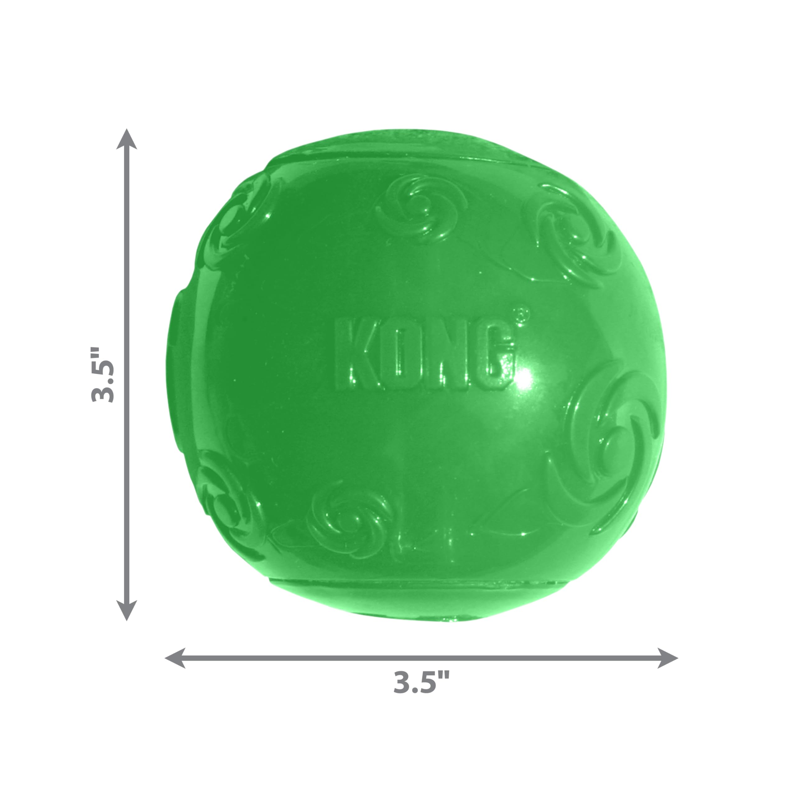KONG Squeezz Ball Dog Toy, X-Large, Colors Vary