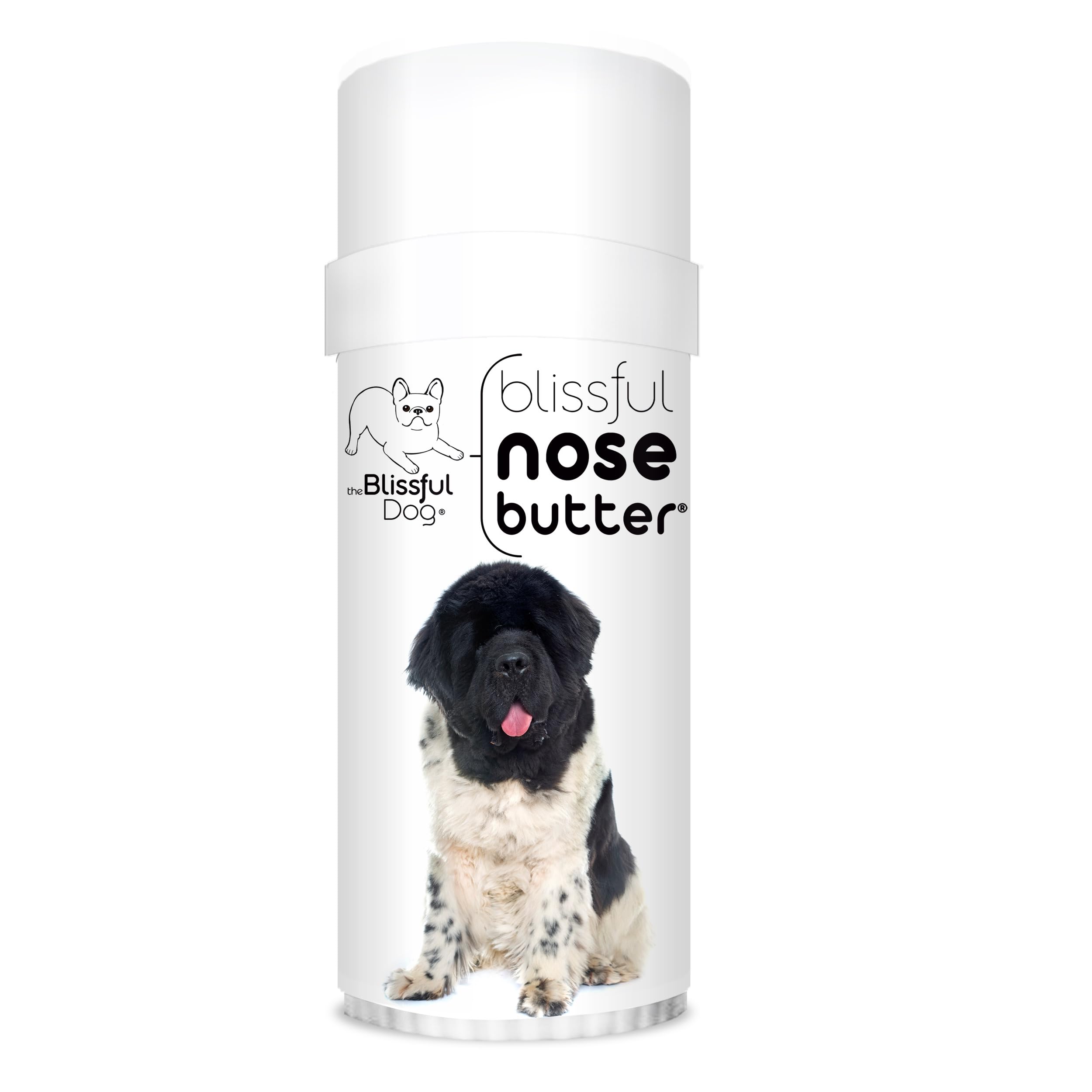 The Blissful Dog Landseer Newfoundland Nose Butter, Versatile Dog Nose Balm for Dry Nose, Handcrafted Nose Moisturizer, Easy-to-