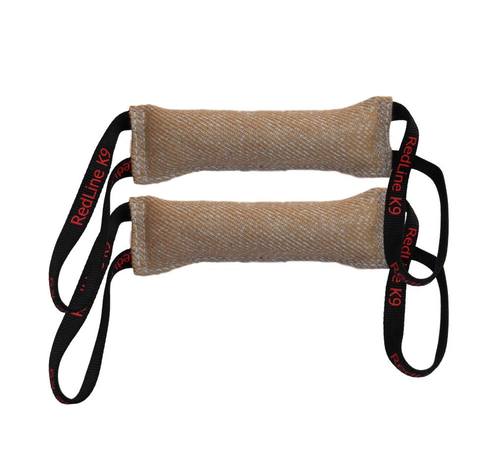 Redline K9 Dog Bite Tug Toy 3 In X 16 In 2 Handle Jute Bundle Of 2