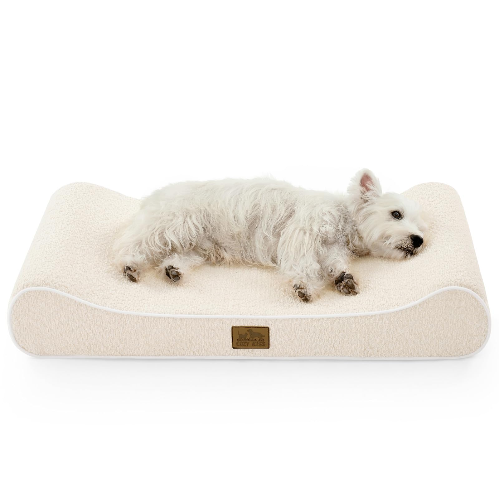 COZY KISS Orthopedic Dog Bed, for Medium Dogs up to 65 lbs, 36x24x5.5in