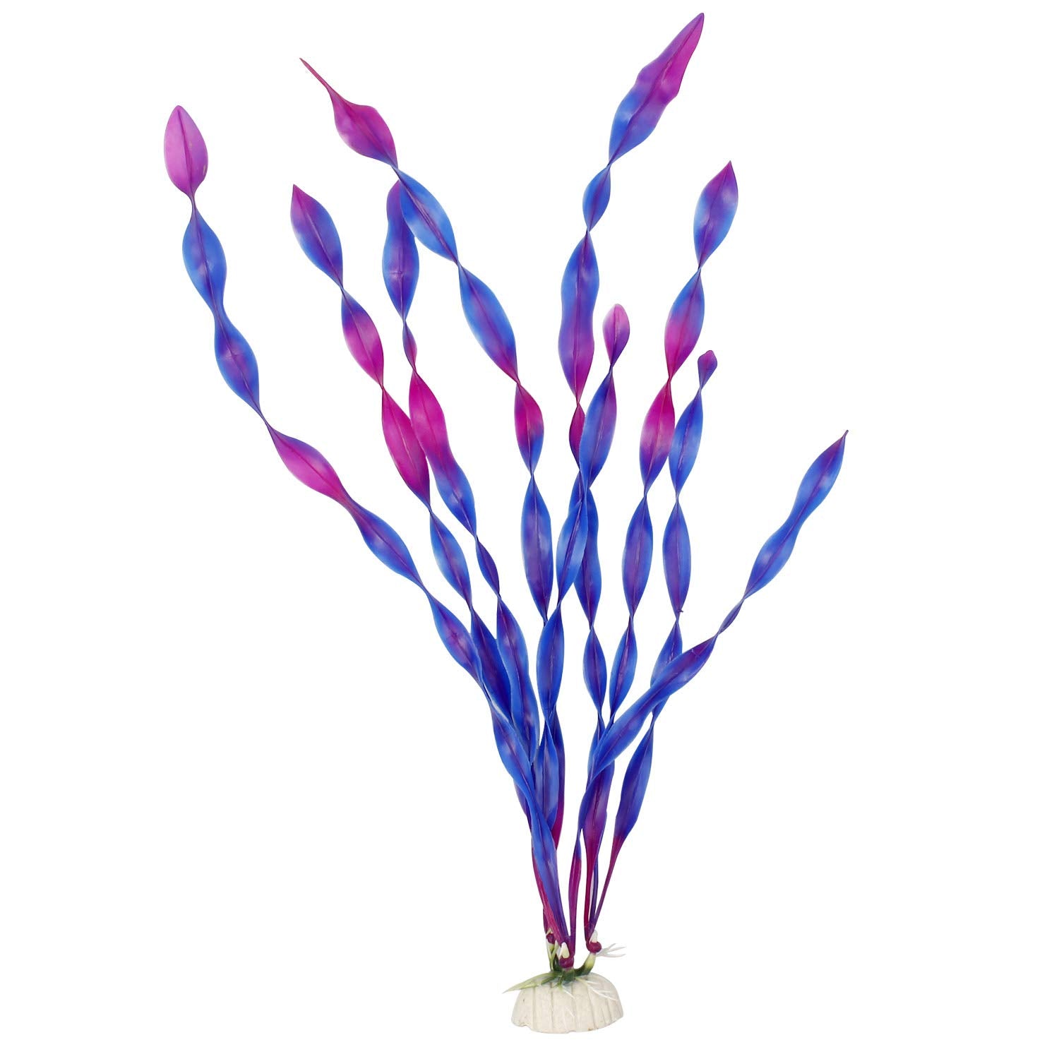 MyLifeUNIT Artificial Seaweed Water Plants for Aquarium, Plastic Fish Tank Plant Decorations 10 PCS (Purple)