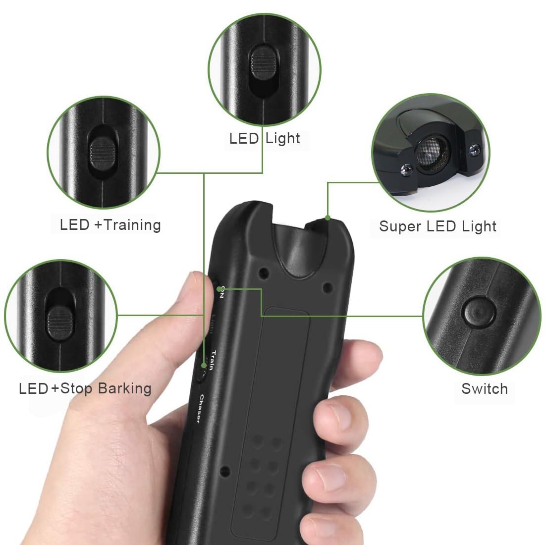 Flying Apsaras 2025 Upgraded Anti Barking Device,Dog Bark Deterrent Device, Stops Bad Behavior, Dog Training Device Long-Range U