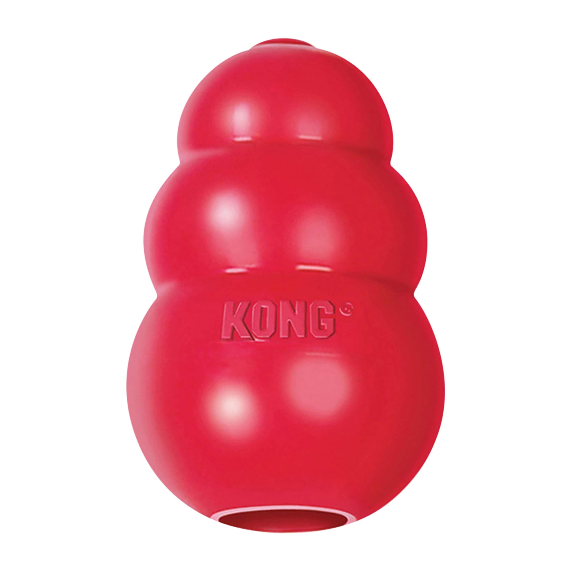 Kong Classic Stuffable Dog Toy - Fetch & Chew Toy For Dogs - Treat-Filling Capabilities & Erratic Bounce For Extended Play Time - Durable Natural Rubber Material - For Small Dogs