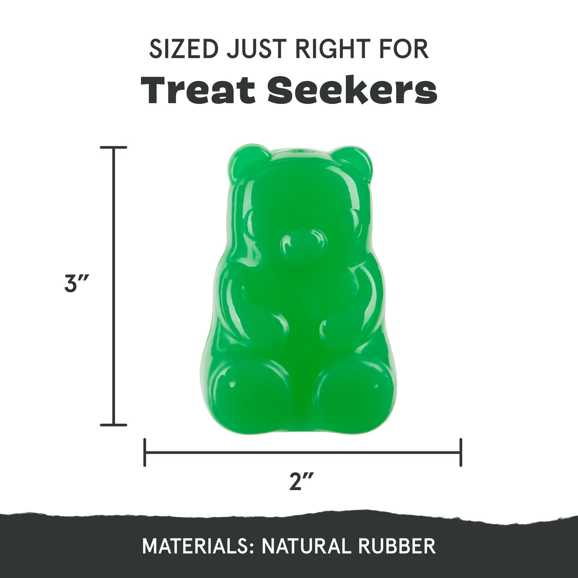 Barkbox Munchie The Bear Dog Toy For Treat Dispensing And Bouncing For Dogs Up To 20 Lbs, Small