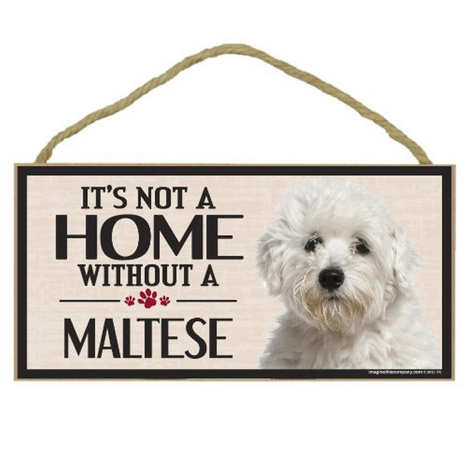 Imagine This Wood Sign For Maltese Dog Breeds