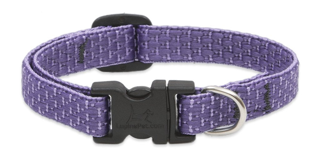 Lupinepet Eco 1/2' Lilac 10-16' Adjustable Collar For Small Dogs