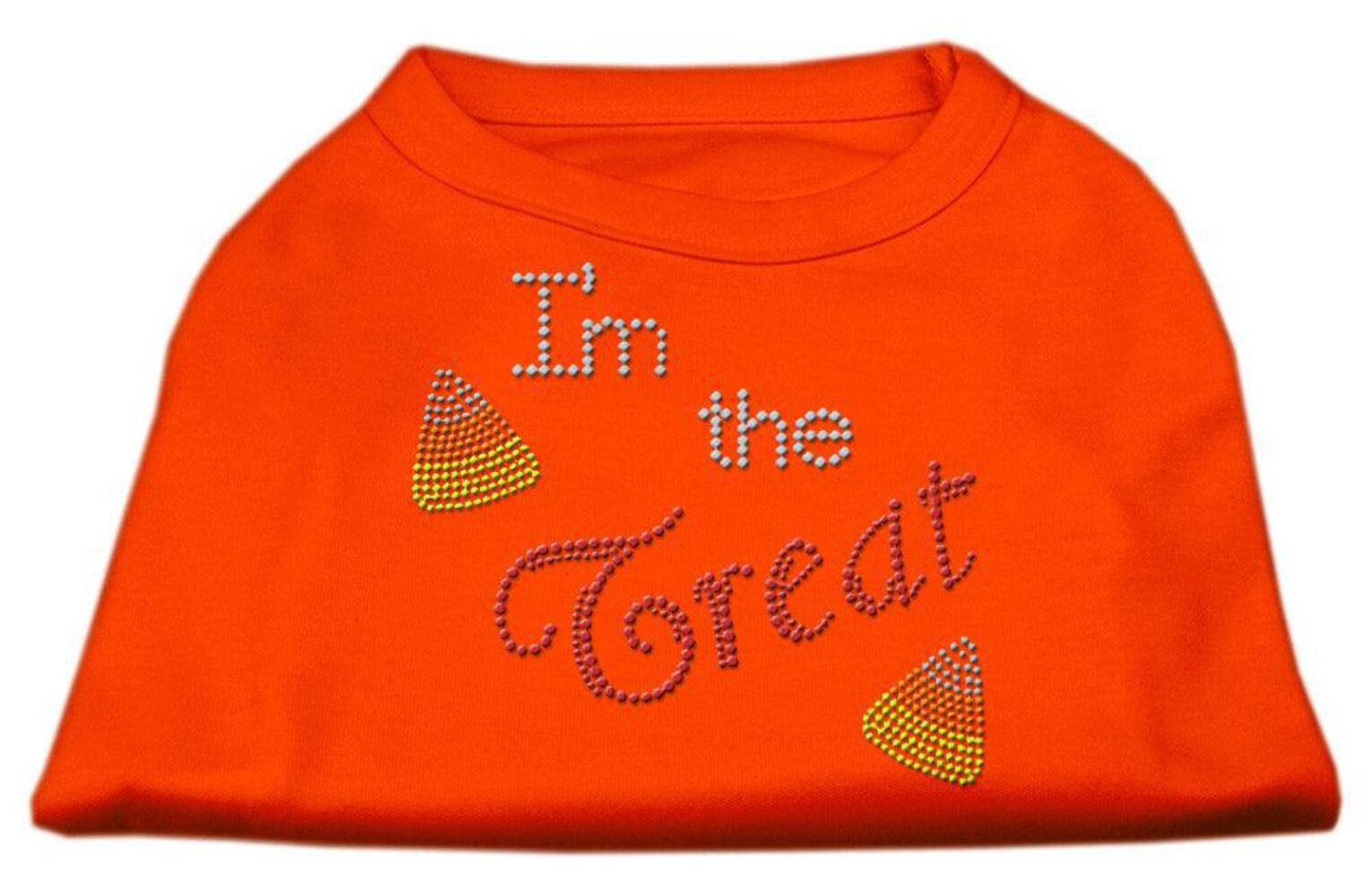 Halloween Pet Dog & Cat Shirt Rhinestone,'I'M The Treat' Brown 2Xl (20-25 Lbs.)