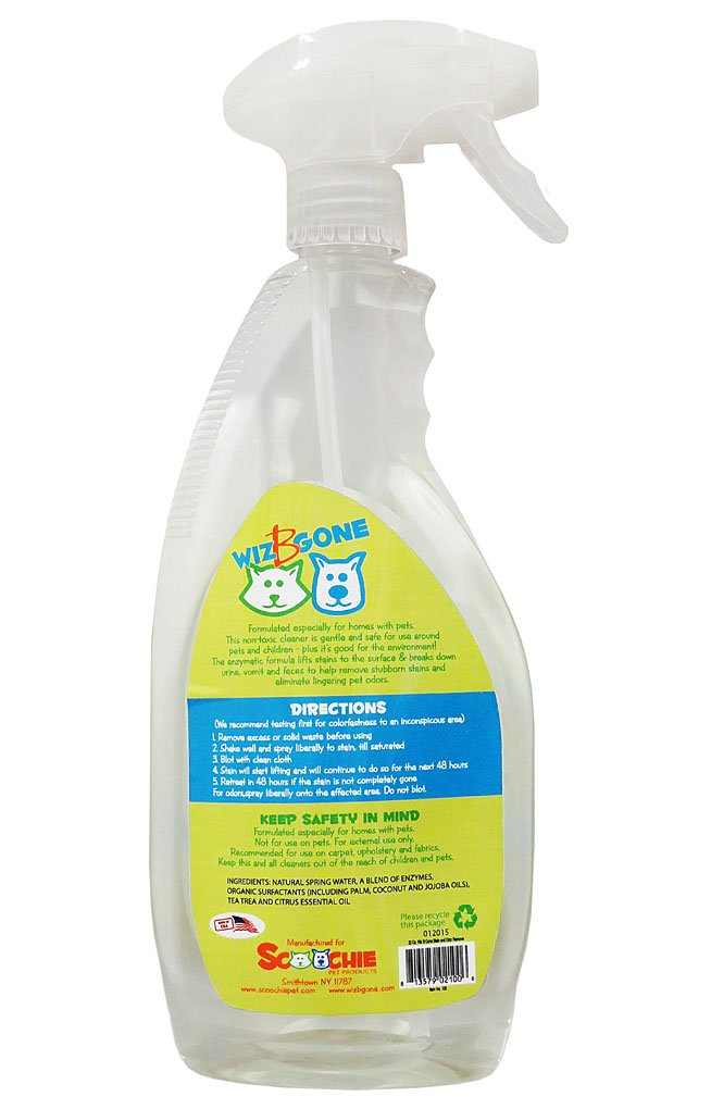 Pet stain and odor remover | 22 ounce | Wizbgone | Dogs and cats stains removal