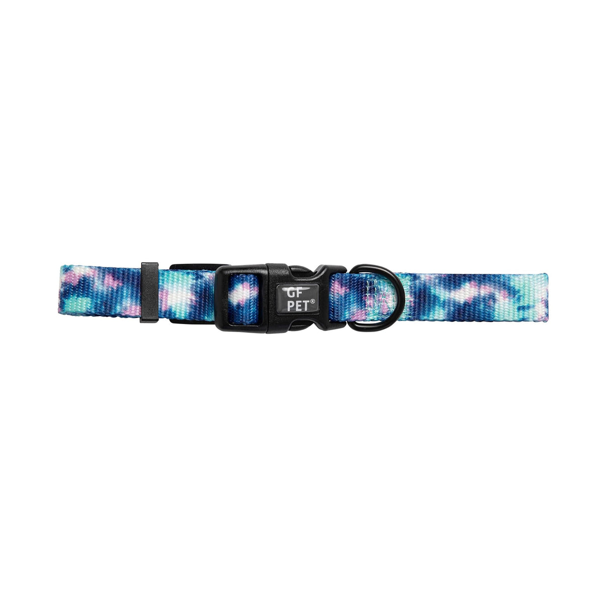 Gf Printed Dog Collar, Tie Dye, Large