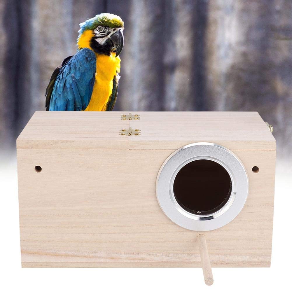Bird Breeding House With Stand Bird Aviary Cage Box, Bird Breeding Box, Bird House For Budgerigars For Parrot(Left Opening)