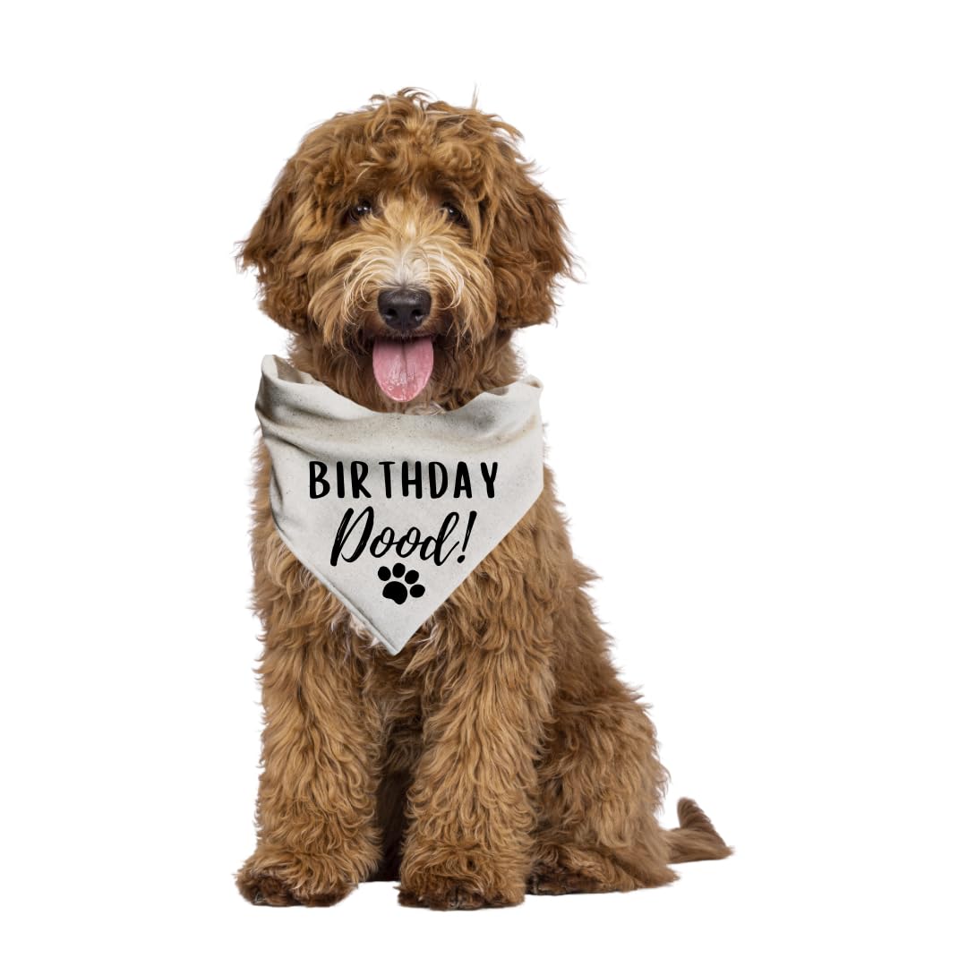Birthday Dood Dog Bandanna Pet Bandana Celebration Party Paw-Ty (X-Small)