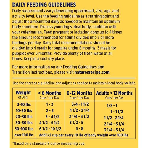 Natures Recipe Grain Free Puppy Chicken, Sweet Potato & Pumpkin Recipe Dry Dog Food, 4 lb. Bag
