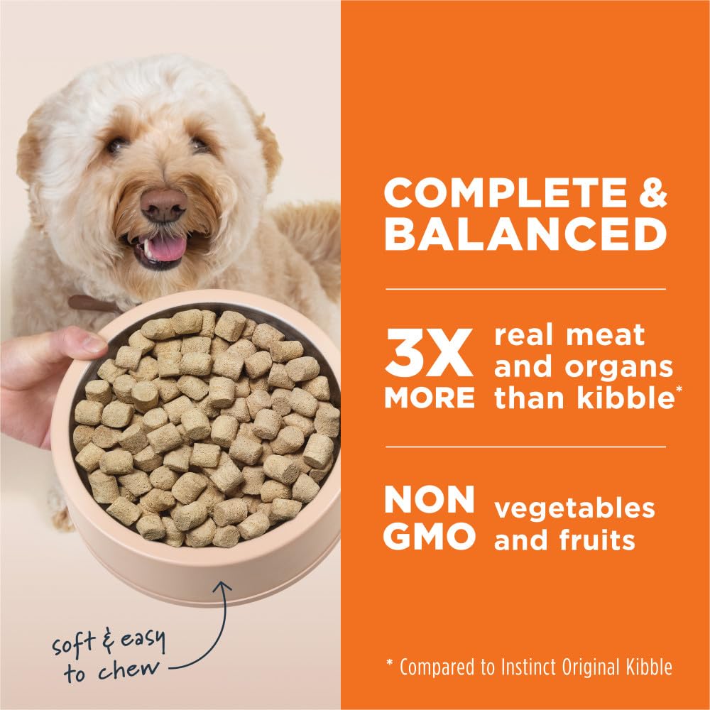 Instinct Freeze Dried Raw Meals Grain Free Dog Food, Dog Food Dry, Freeze Dried Dog Food, Raw Dog Food, Beef Recipe, 25 oz