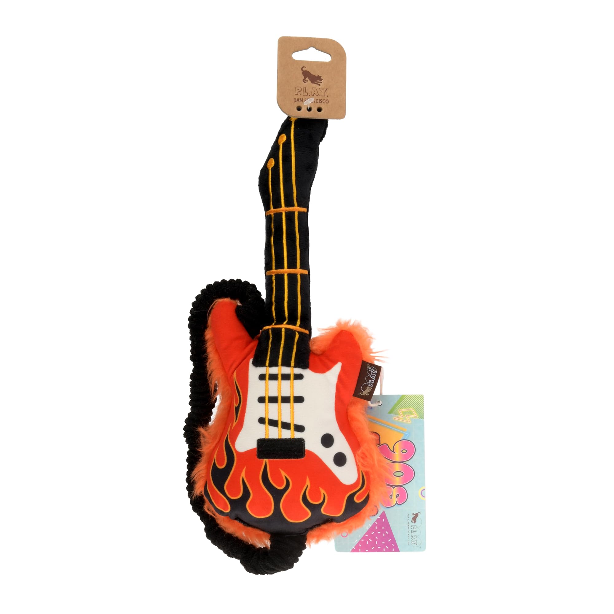 P.L.A.Y. Cute Plush Dog Toys - 1990S Classics Themed Durable Squeaker Chew Toy, Great For Puppies & Small, Medium, Large Dogs -