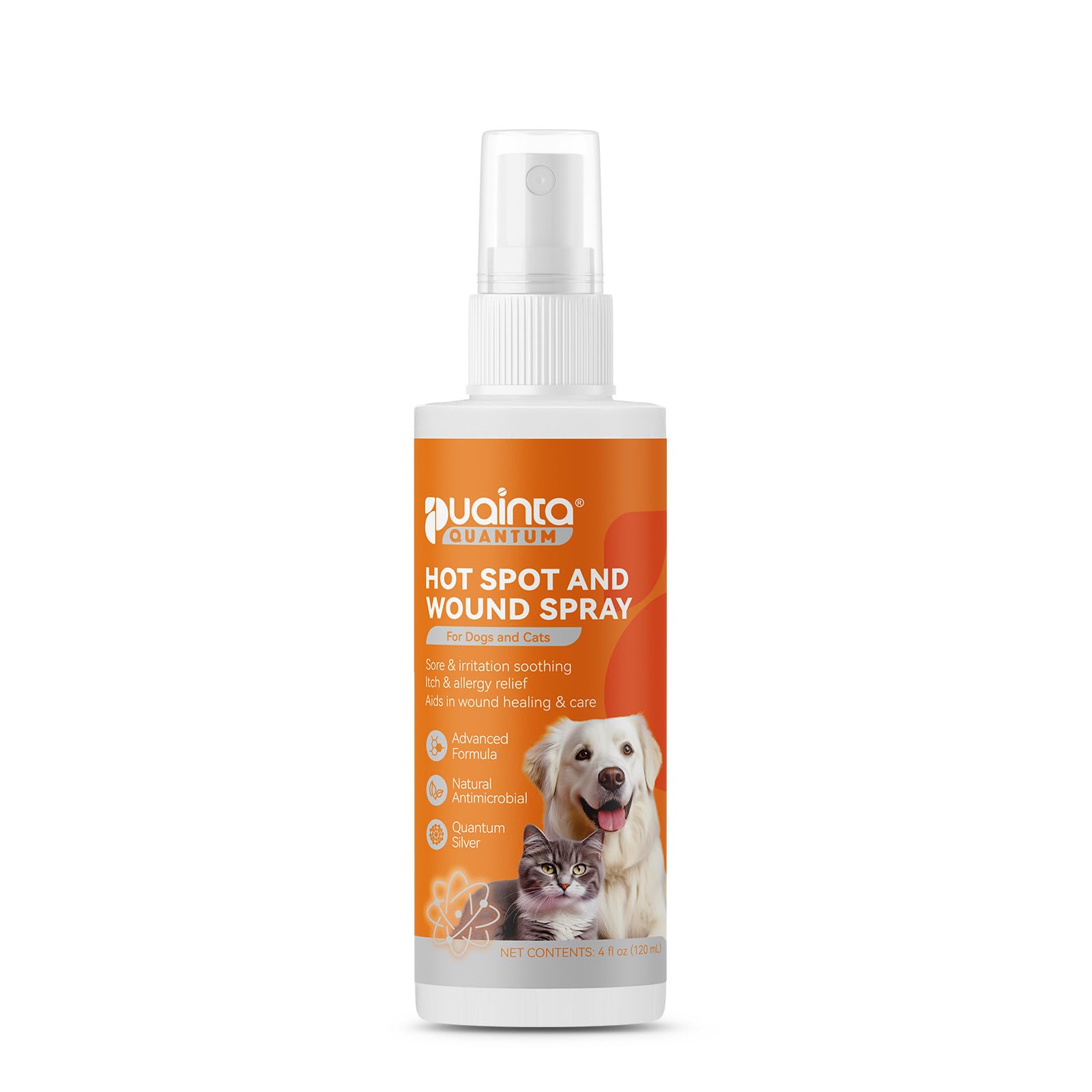 PUAINTA Hot Spot Spray for Dogs, Upgraded Pipot Skin Spray for Dogs, Itch Relief and Hot Spot Treatment for Dogs, Supports Skin 