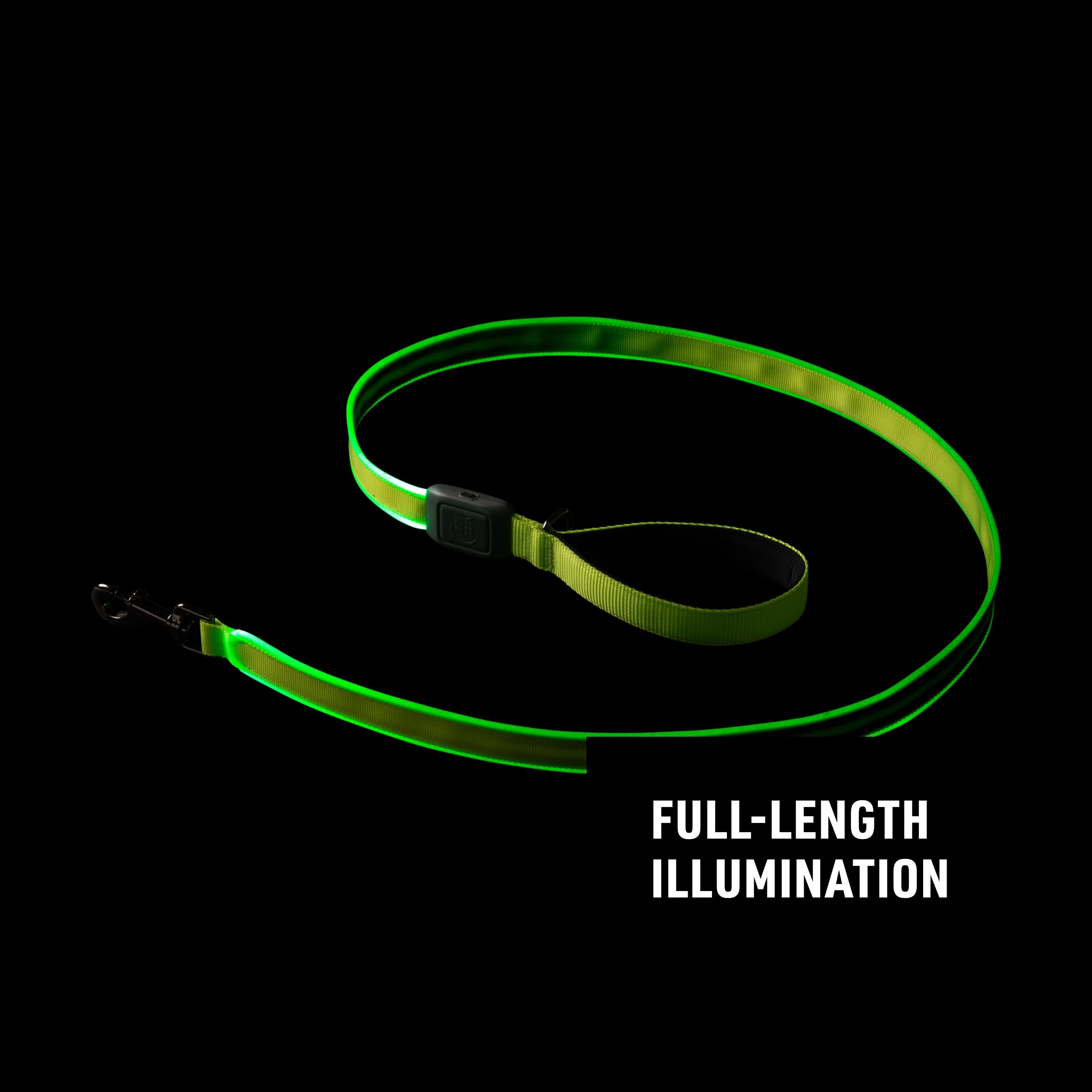 Nite Ize Nitedog Rechargeable Led Leash - Rechargeable Led Light Dog Leash With Padded Handle - Dog Walking Accessories For Walk
