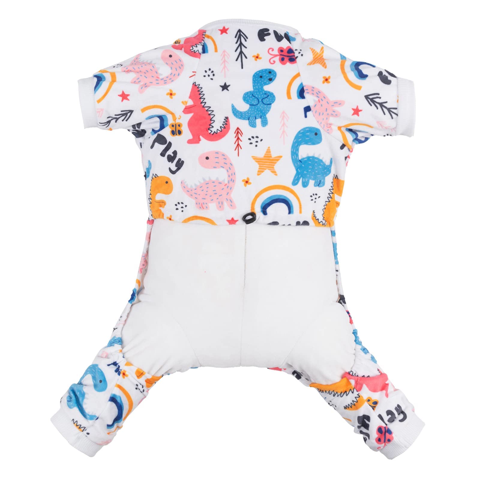 Cutebone Soft Puppy Pajamas Cute Dog Pjs Jumpsuit Pet Clothes Apparel P159Xl X-Large