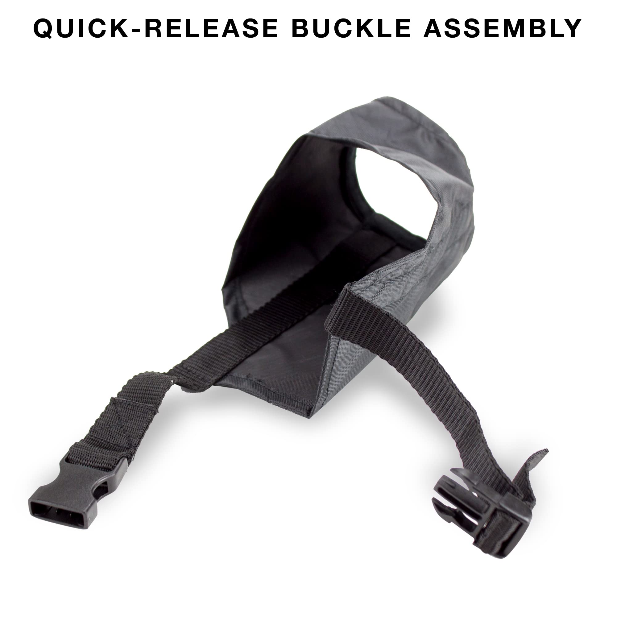 Weebo Pets Breathable Nylon Cloth Safety Muzzle (Large)