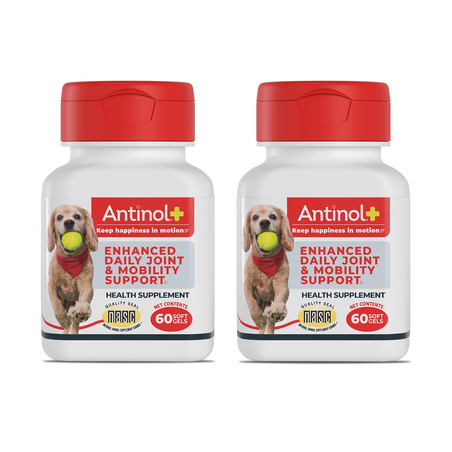 Antinol Plus, Mobility, Hip, and Joint Supplement for Dogs, Green-Lipped Mussels and Krill Oil - Dog Joint Supplement, Better an