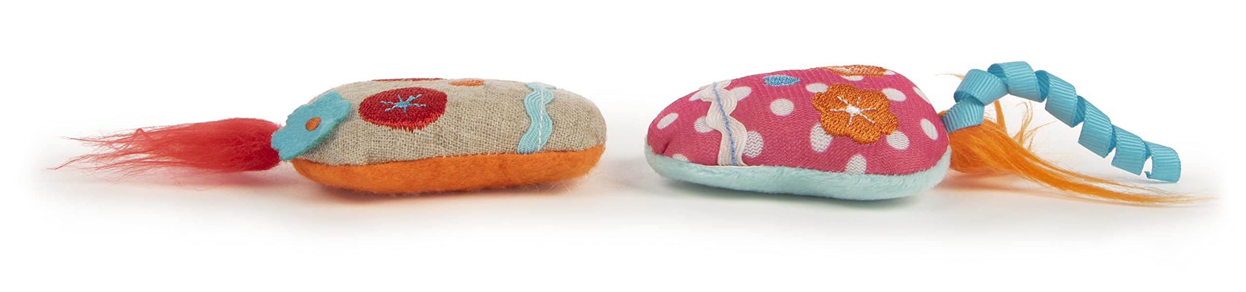 Smartykat (2 Count Skitter Skulls Cat Toys, Contains Silvervine & Catnip - Pink/Tan, 2 Count