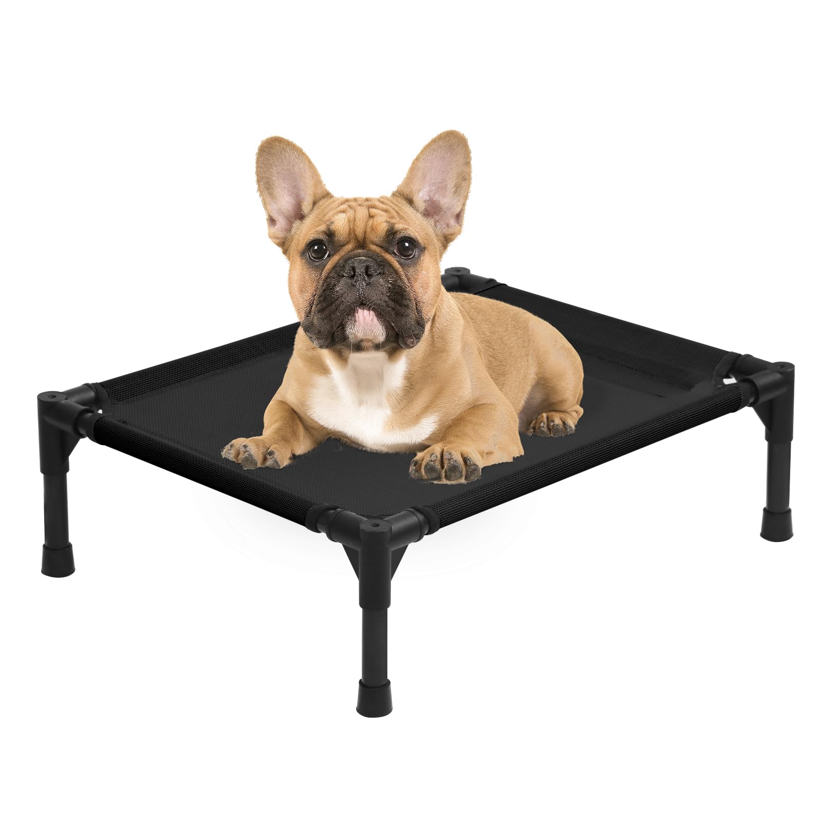 Cooling Elevated Dog Beds For Small Dogs, Outdoor Raised Dogs Cot Bed, Portable Lifted Puppy Beds For Training, Breathable Trave