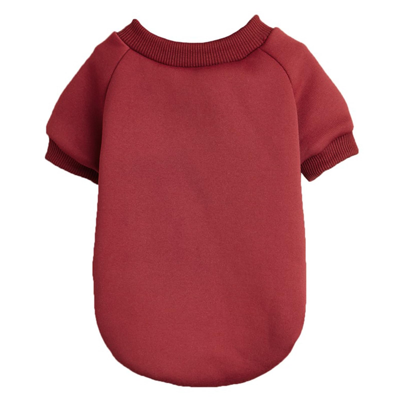 Jouhoi Puppy Sweater For Small Dogs Clothes Warm Winter Cat Clothe Pet Sweatshirt Knitwear Doggie Kitten Clothing, Wine, Large