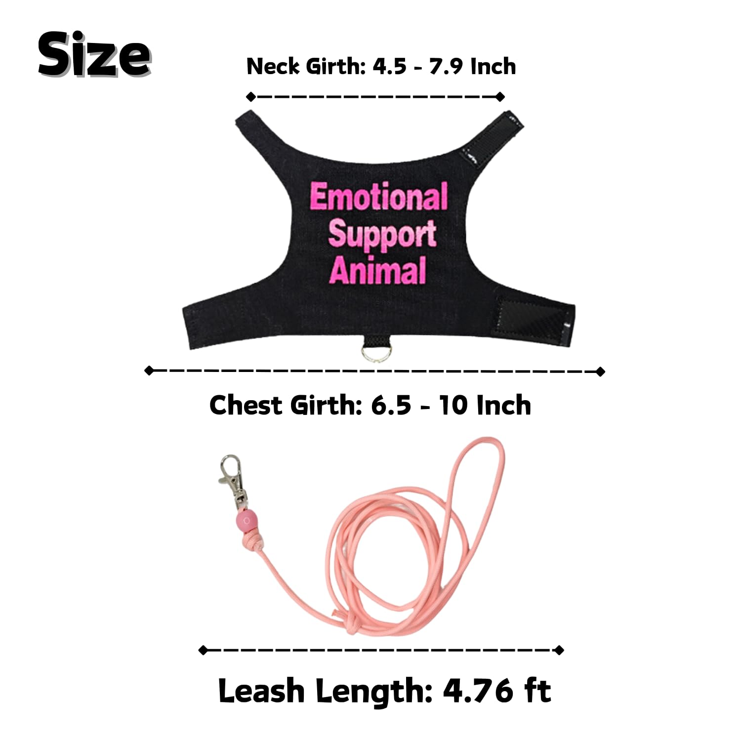 Bearded Dragon Harness And Leash Set - Adjustable Lizard Traction Rope Outdoor Walking Training Leash Reptile Emotional Support