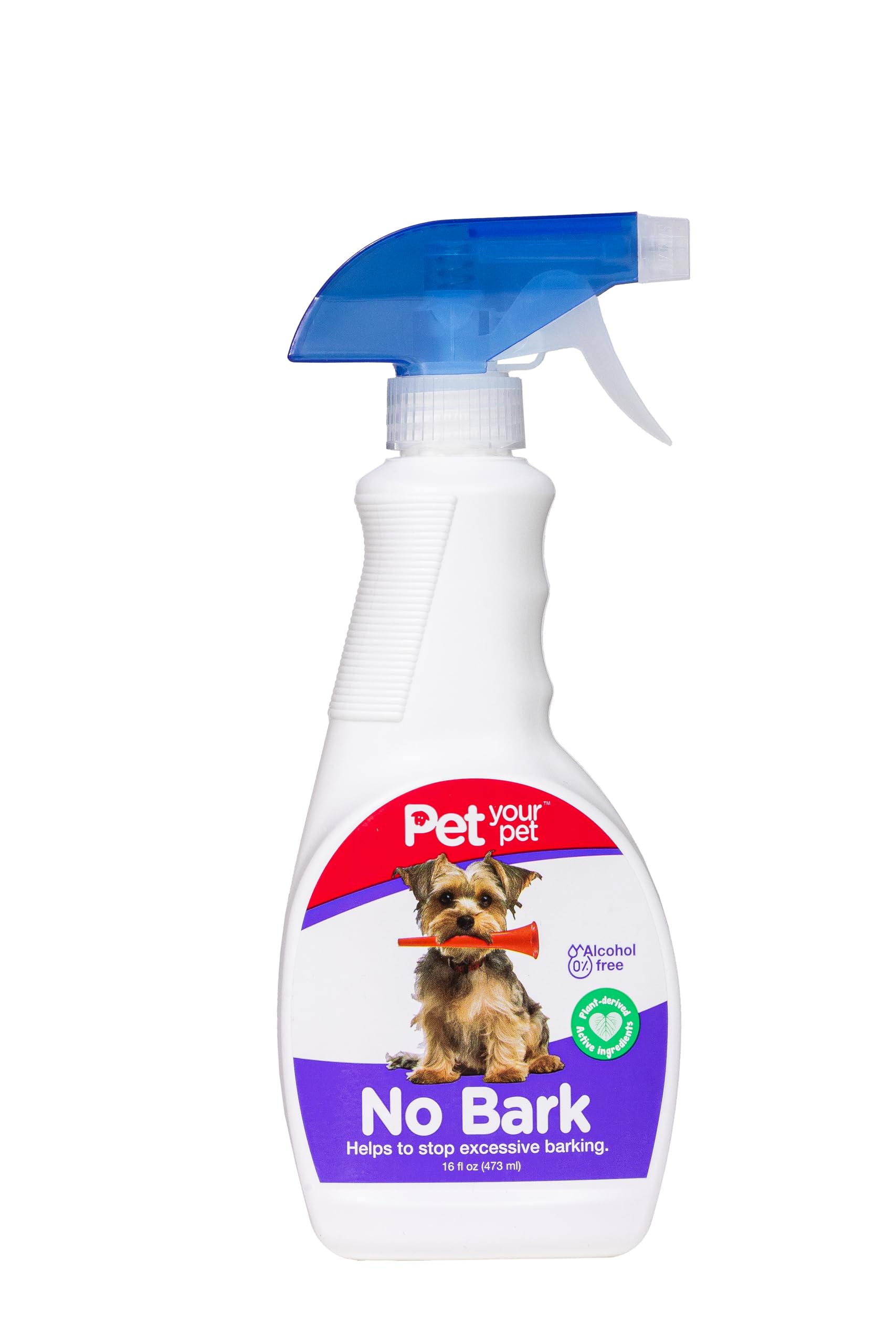 No Bark Pet Corrector Spray For Dog, 16 Fl Oz- Non Toxic Training Spray To Prevent Excessive Barking - Citronella Deterrent Stop