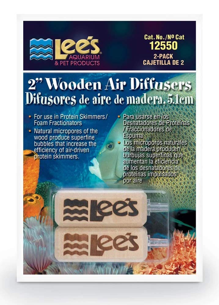Lee'S 2-Inch Wooden Air Diffuser, 2-Pack,White