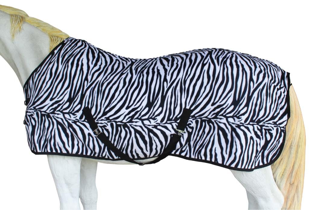 Challenger 84'' Horse Polar Fleece Cooler Exercise Blanket Wicks Moisture Winter Liner 43Ee05