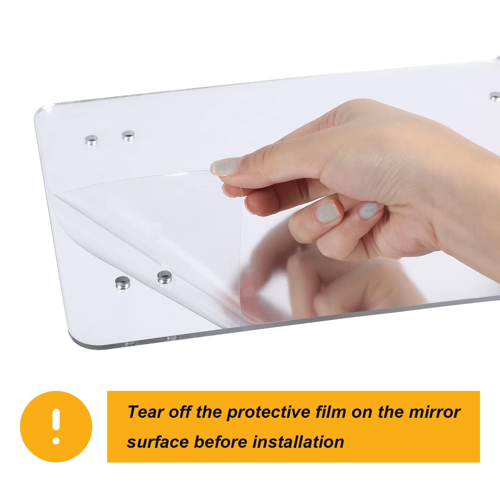 LOPERDEVE 10.6 Bird Mirror with Rope Perch - Swing Toy for Parakeets, Cockatiels, Conures, Lovebirds, and Finches