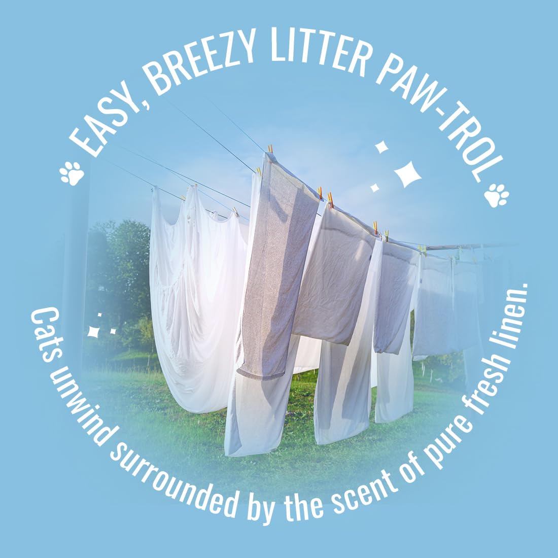 Citrus Magic Pet Odor Control Paws For Litter, Fresh Linen, 6-Count, Pack Of 2