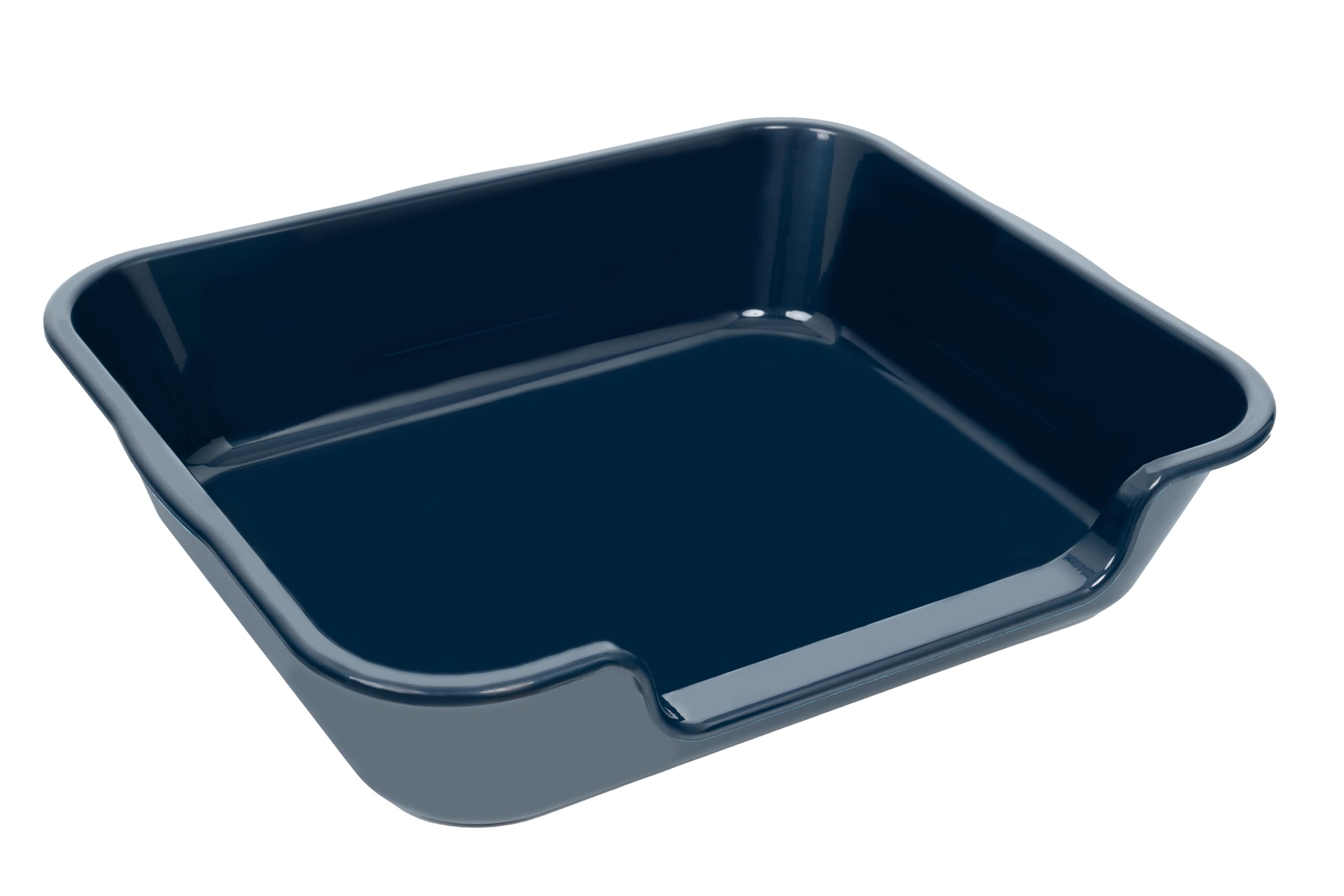 Blaucasa 1 Pack Extra Large Dog Litter Box Pan Tray (ABS Material), Low Entry Jumbo Senior Litter Boxes for Multiple Kitten Big 