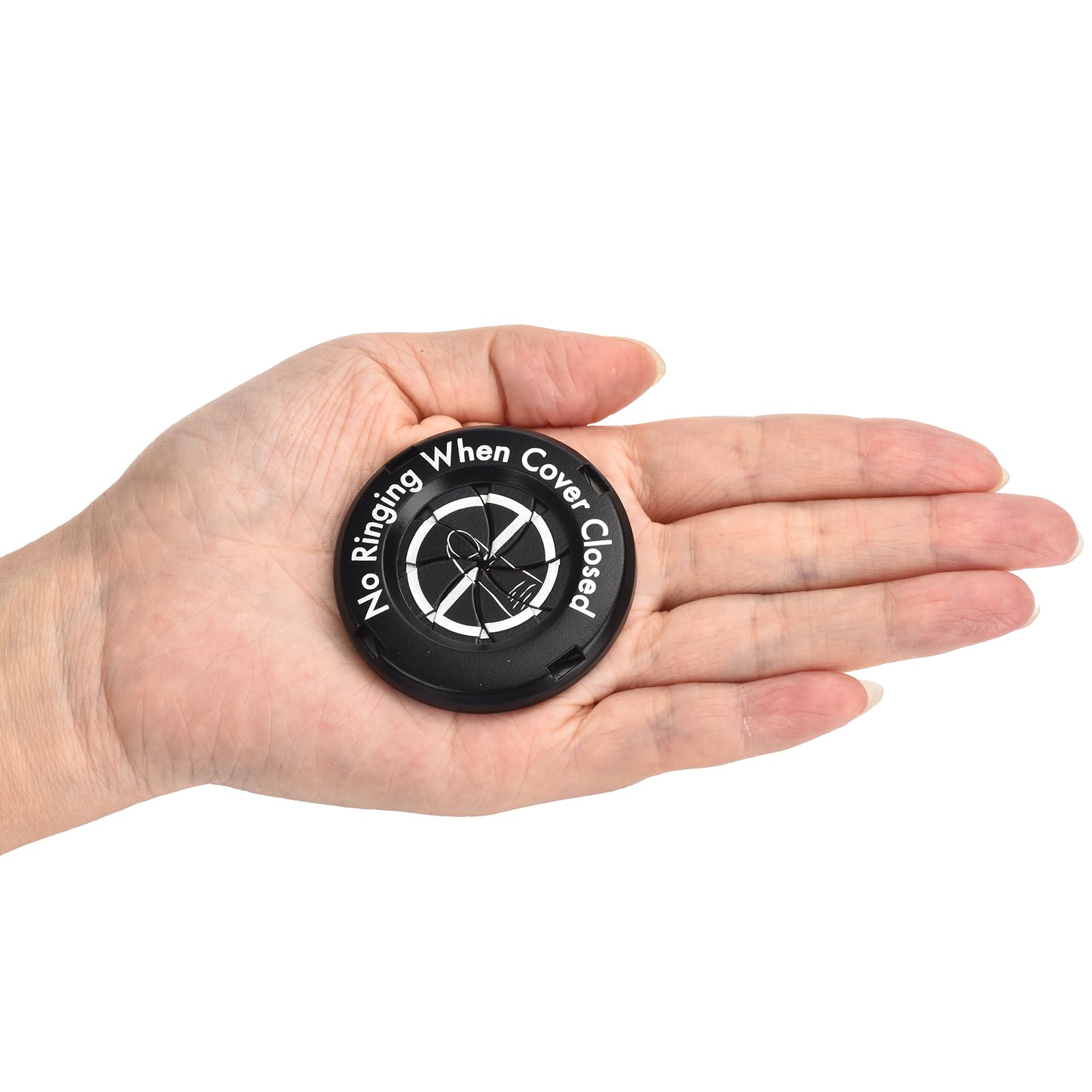 Ugotfeels Metal Do Not Disturb Sign | Small Alloy Steel | Black Circle1 | Ideal for Napping, Baby Sleep & Dog Barking